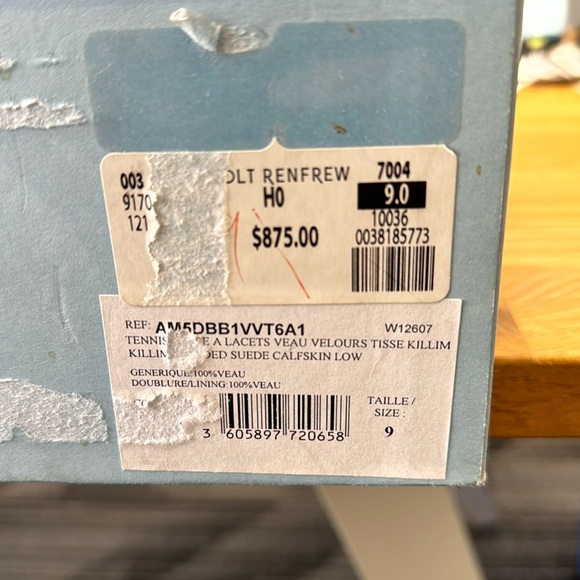 Lanvin low-rise sneaker size 9 (fits like 10/10.5) - Picture 6 of 7